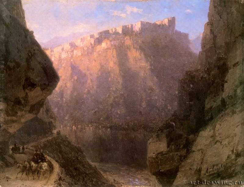 Дарьяльское ущелье. 1855 - Daryal Gorge. 1855
22 х 30 смХолст, маслоРомантизм, реализмРоссияЕреван. Государственная картинная галерея Армении